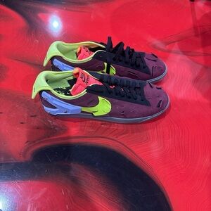 Men 12 US Nike Acronym Acronium Blazer Low Night Maroon